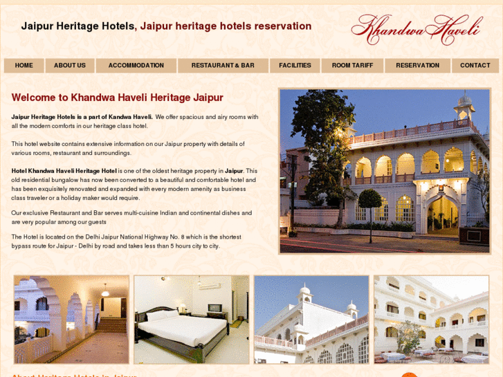www.jaipurheritagehotels.com
