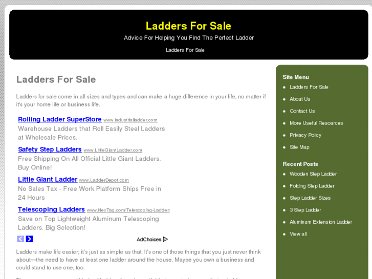 www.laddersforsale.org