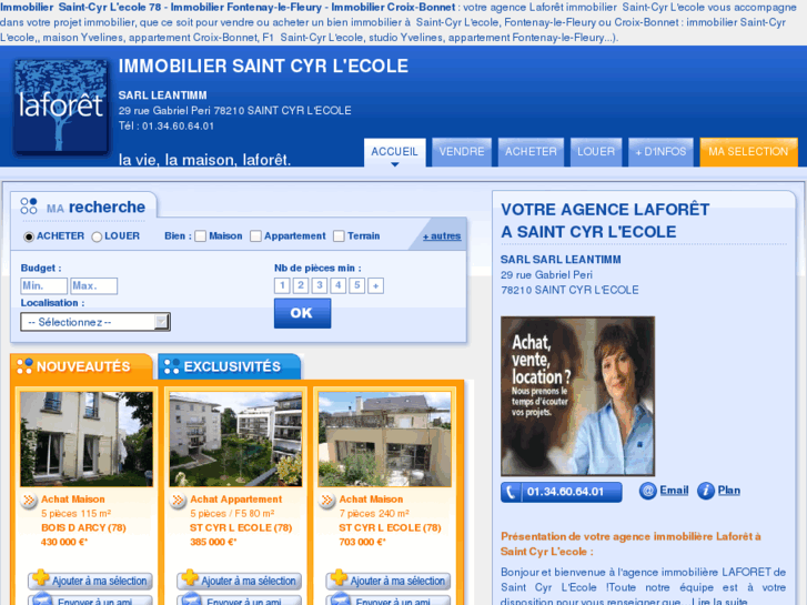 www.laforet-saint-cyr.com