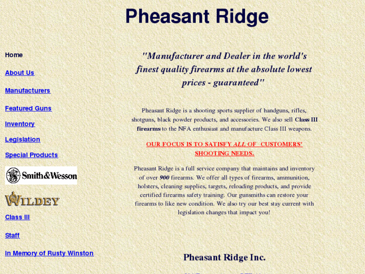 www.pheasantridgeguns.com
