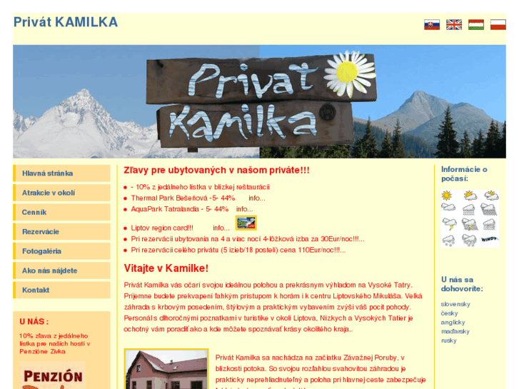 www.privatkamilka.sk