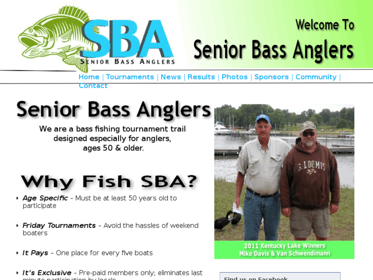 www.seniorbassanglers.com