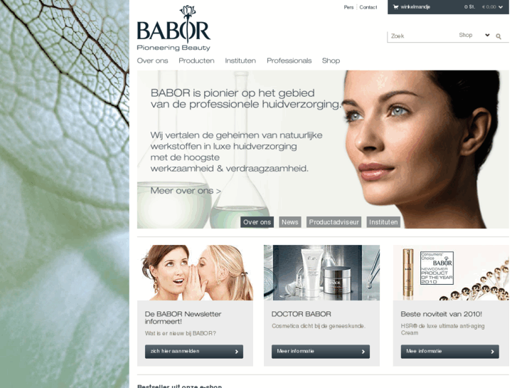 www.babor.nl