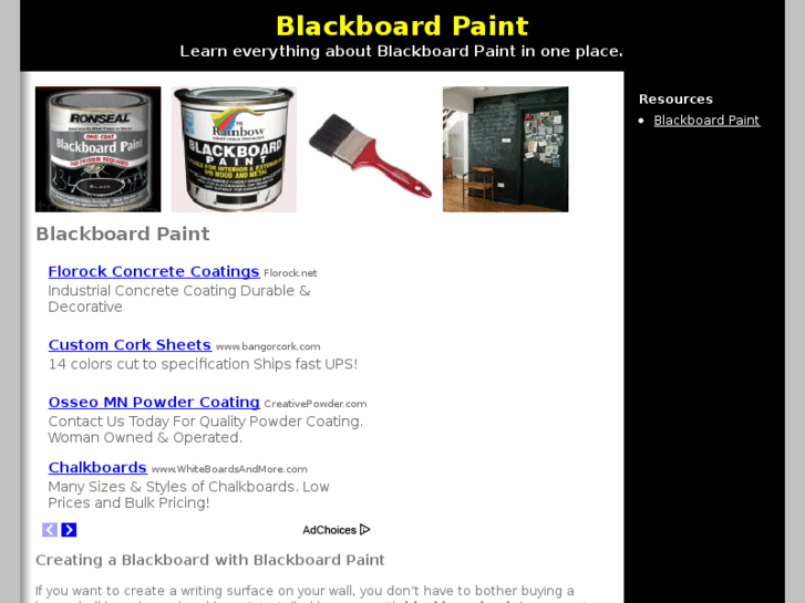 www.blackboardpaint.org