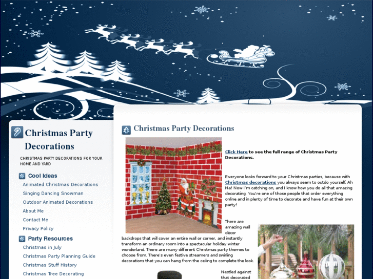 www.christmaspartydecorations.org