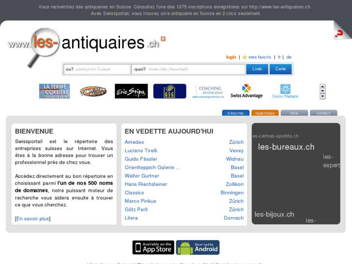 www.les-antiquaires.ch