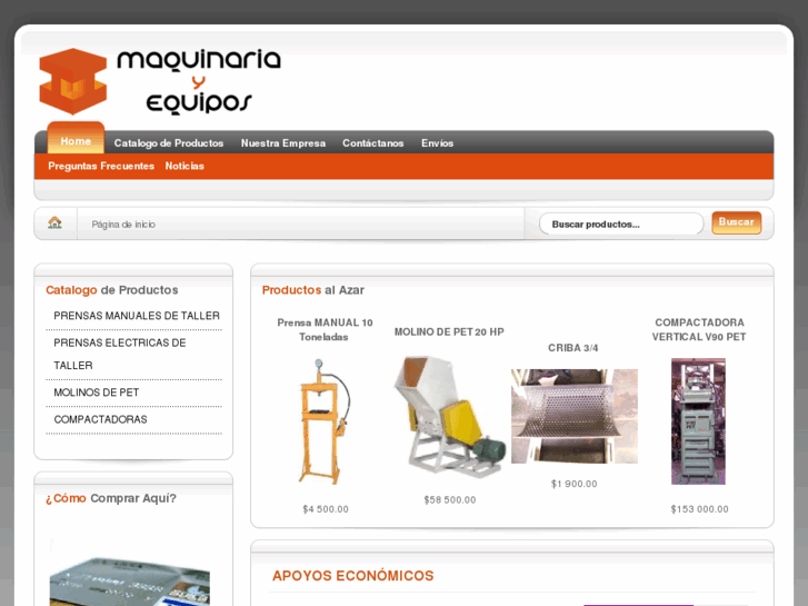 www.maquinariayequipos.com