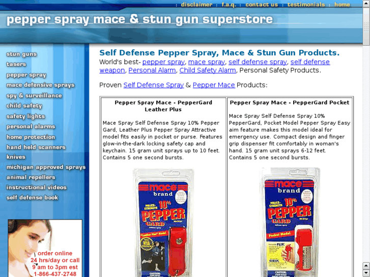 www.pepper-spray-mace-stungun.com