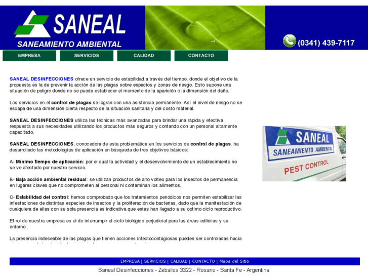 www.sanealdesinfecciones.com