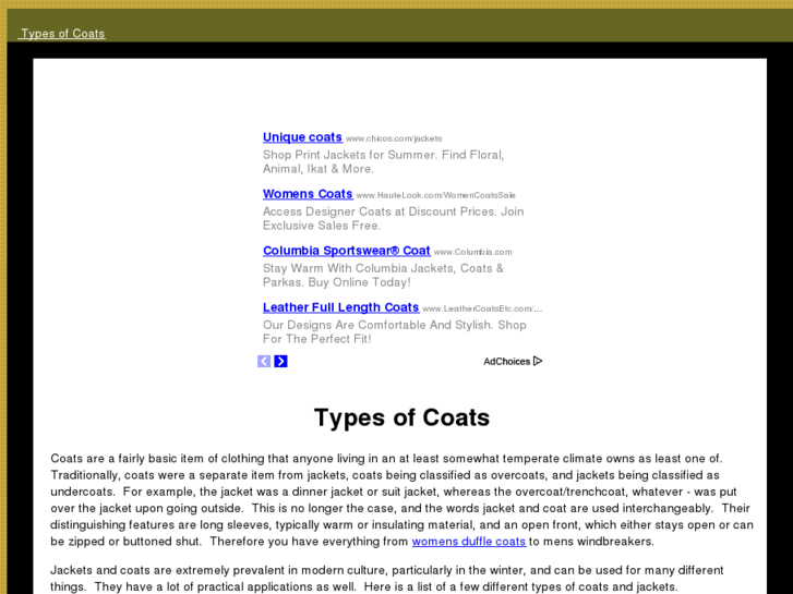 www.typesofcoats.com