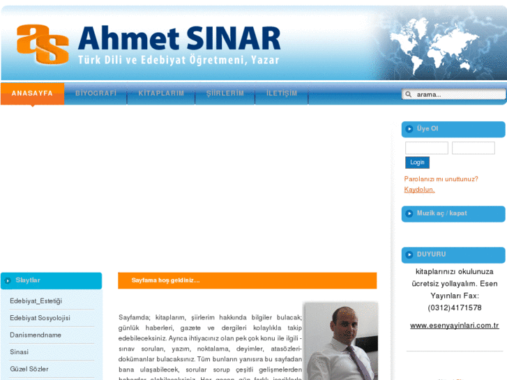 www.ahmetsinar.com