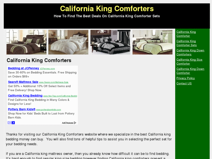 www.californiakingcomforters.org