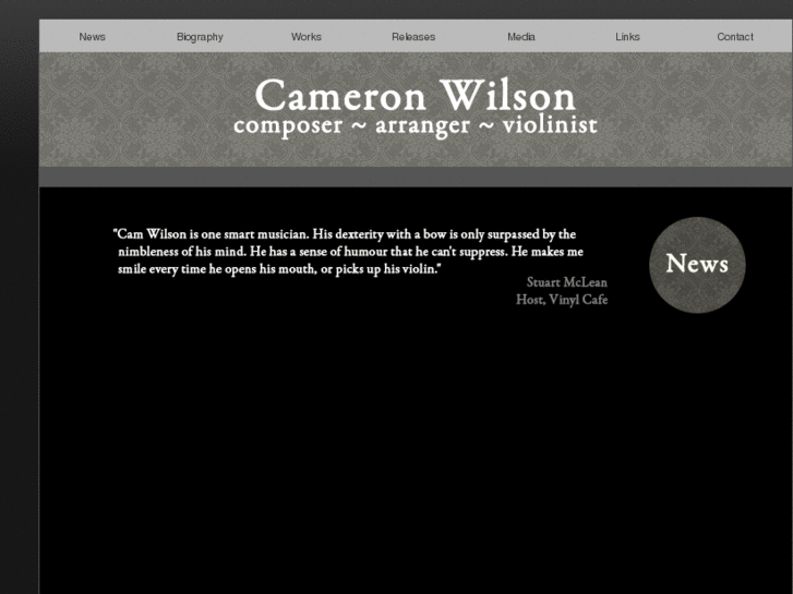 www.cameronwilsonmusic.com