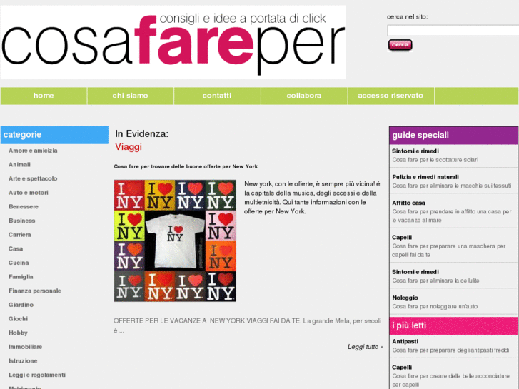 www.cosafareper.com