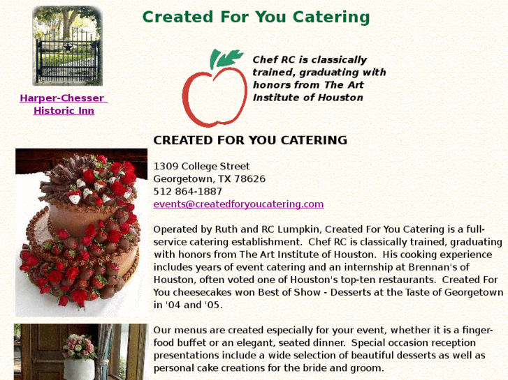 www.createdforyoucatering.com