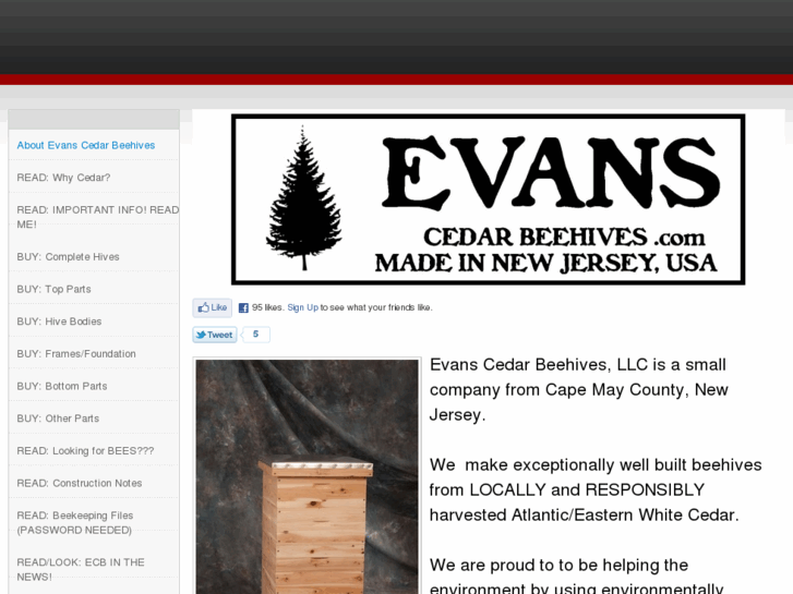 www.evanscedarbeehives.com