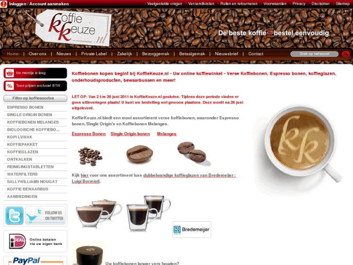 www.koffiekeuze.nl