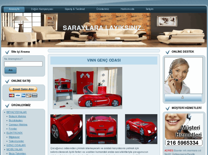 www.saraylimobilya.net