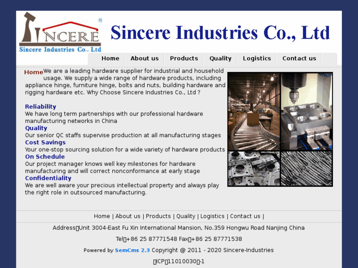 www.sincere-industries.com