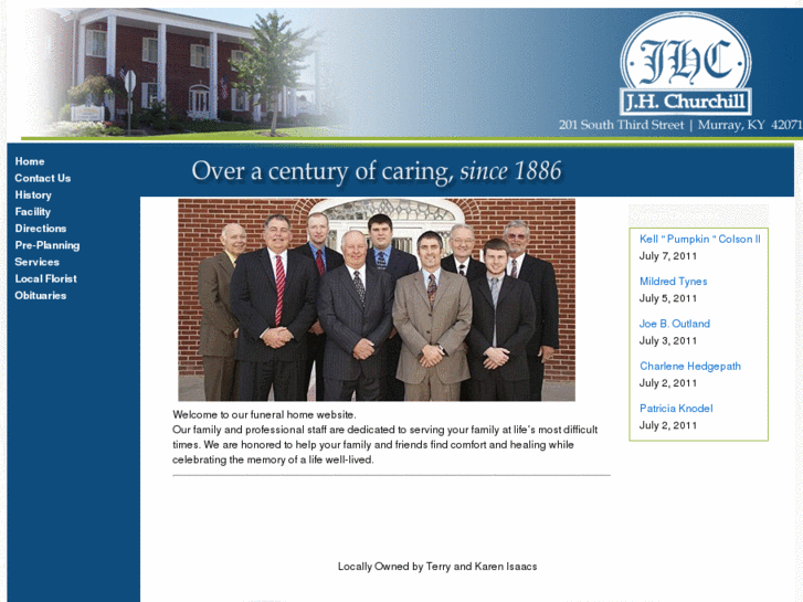 www.thejhchurchillfuneralhome.com