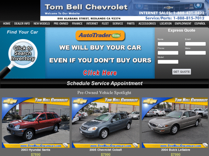 www.tombellchevrolet.com