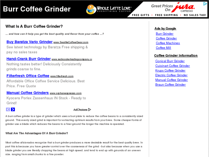 www.burrcoffeegrinder.org