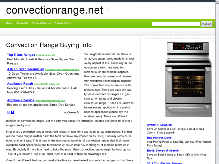 www.convectionrange.net