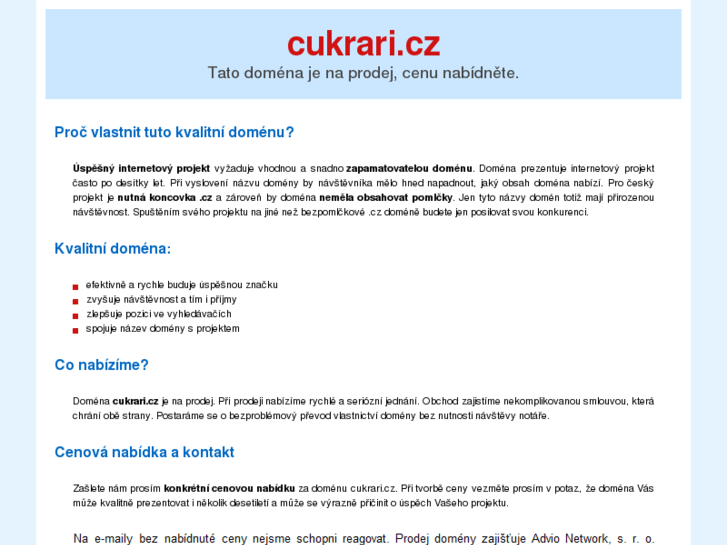 www.cukrari.cz