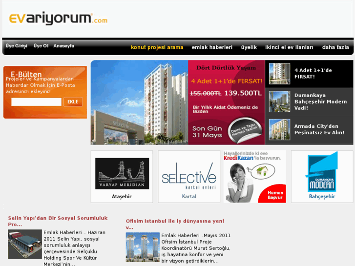 www.ev-ariyorum.com