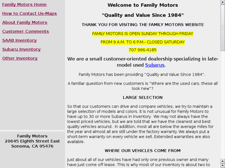 www.familymotorssonoma.com