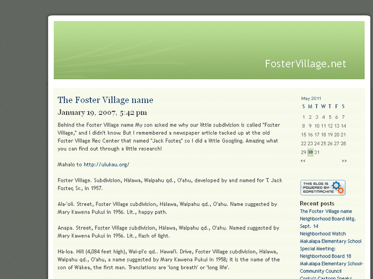 www.fostervillage.net