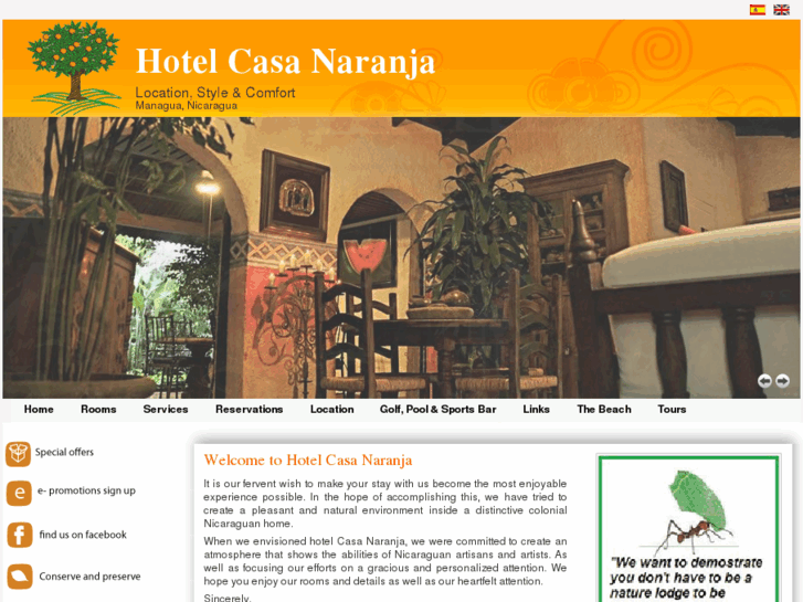 www.hotelcasanaranja.com