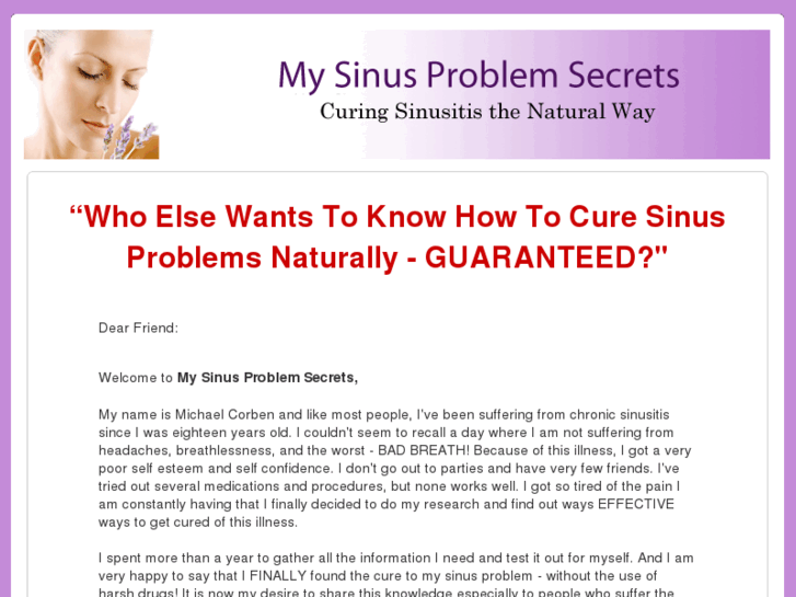 www.mysinusproblemsecrets.com