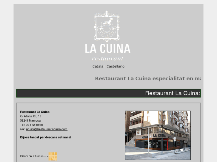 www.restaurantlacuina.com