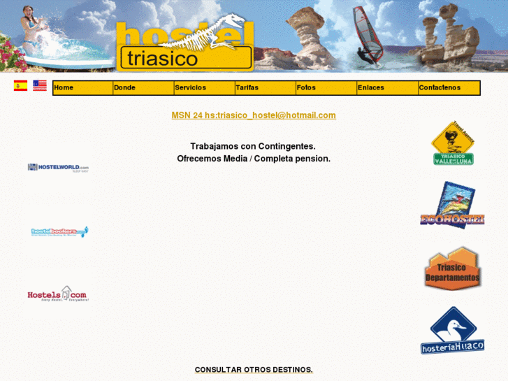 www.triasicohostel.com.ar