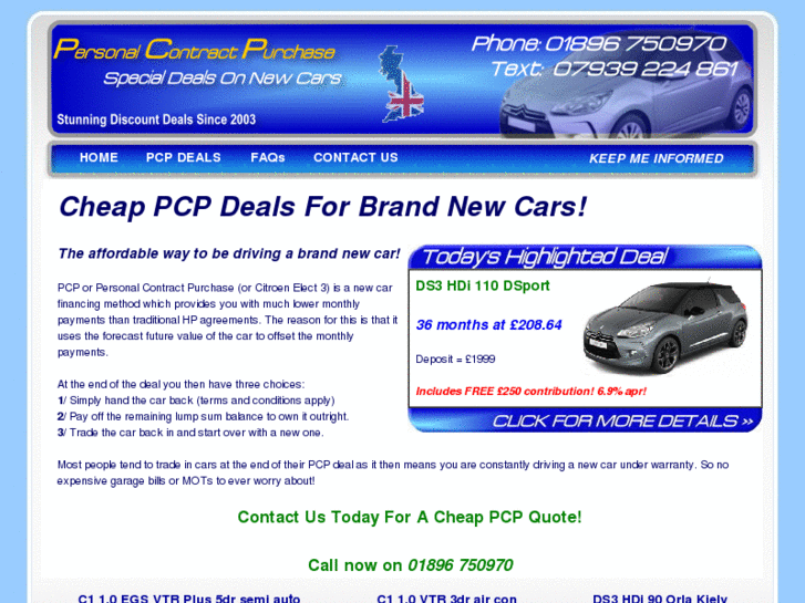 www.cheap-pcp-deals.co.uk