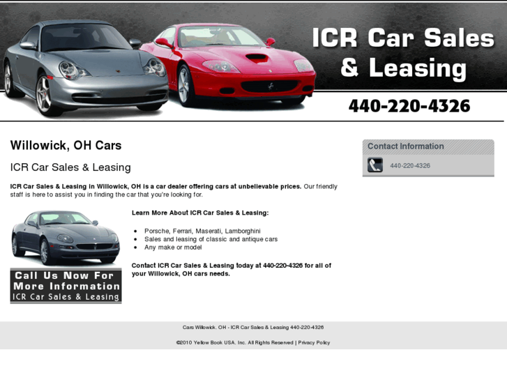 www.icrcarsales.com