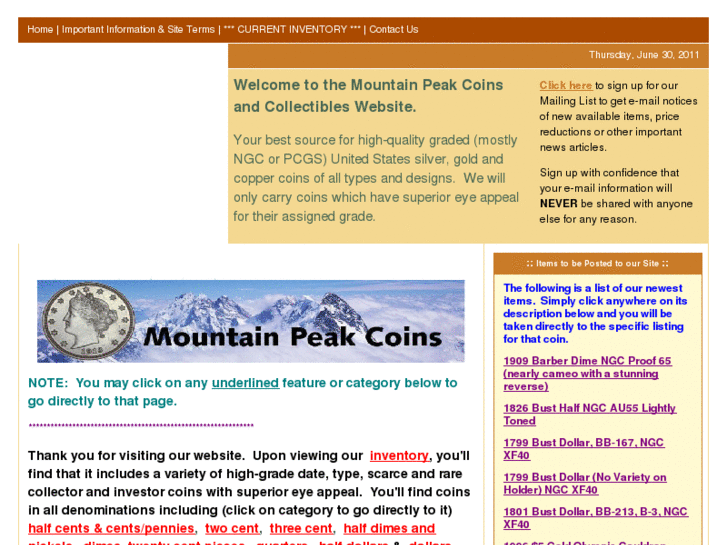 www.mtnpeakcoins.com