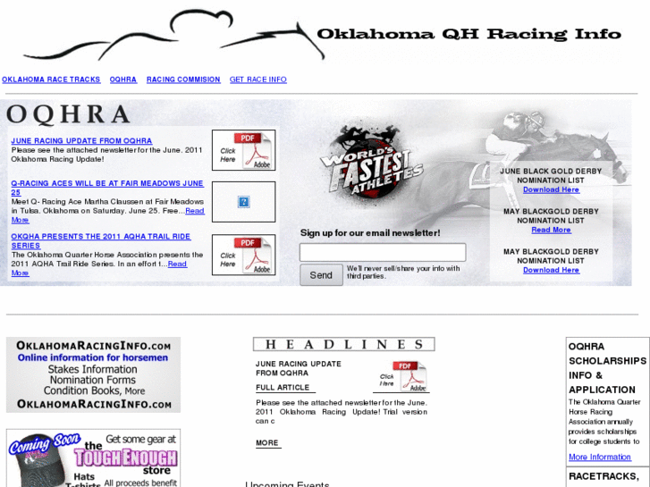 www.oklahomaracinginfo.com