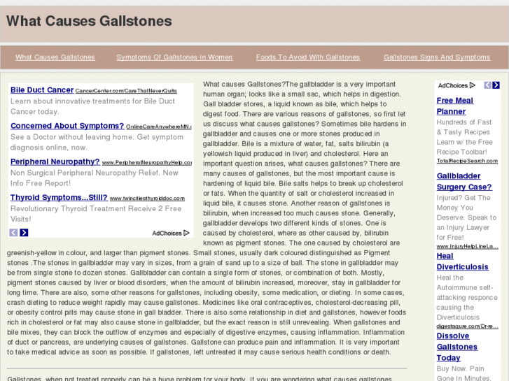 www.whatcausesgallstones.com