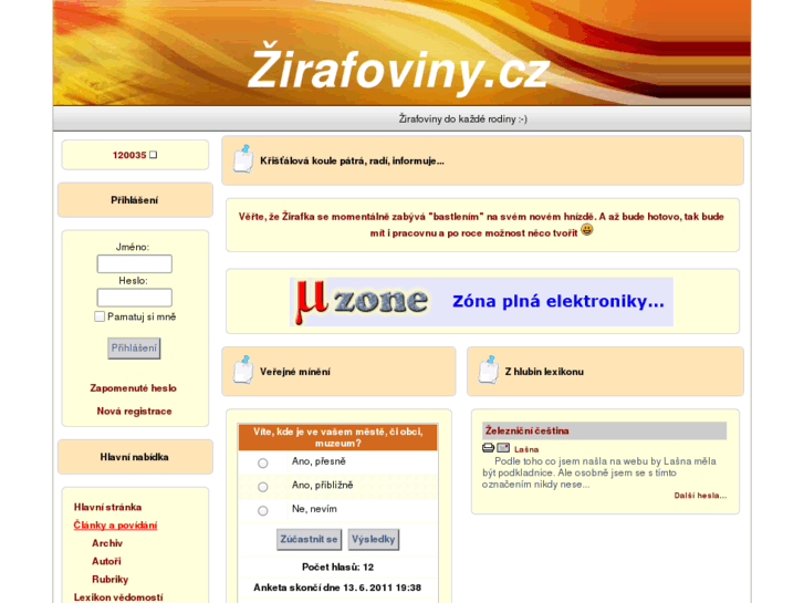 www.zirafoviny.cz