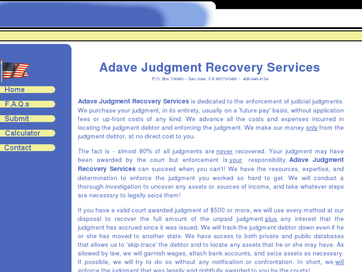 www.adavejudgmentrecoveryservices.com