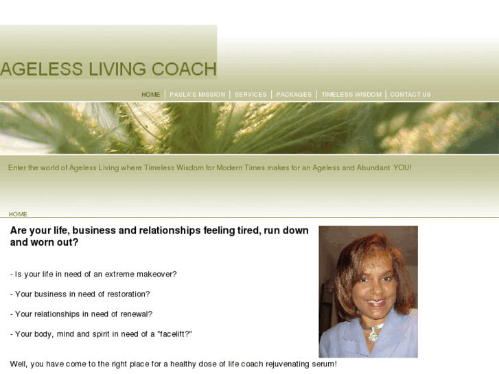 www.agelesslivingcoach.com