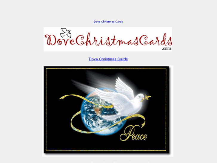 www.dovechristmascards.com