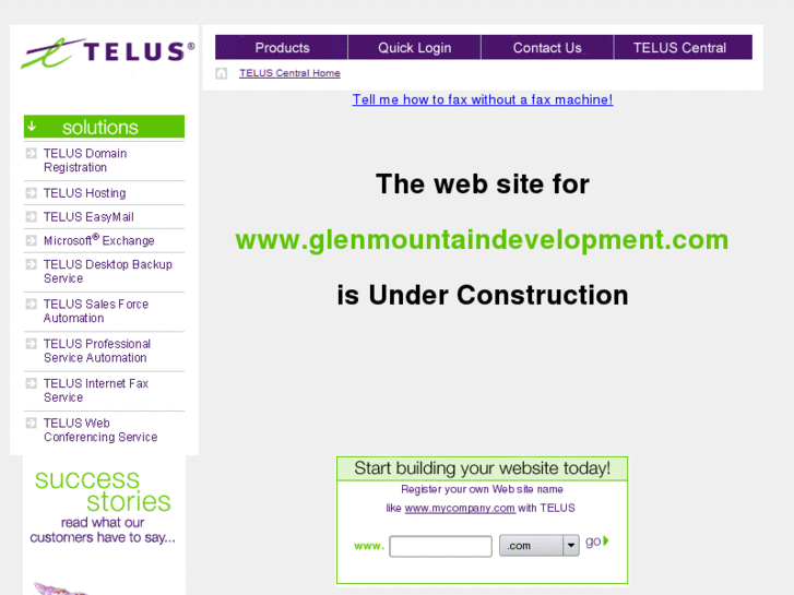 www.glenmountaindevelopment.com