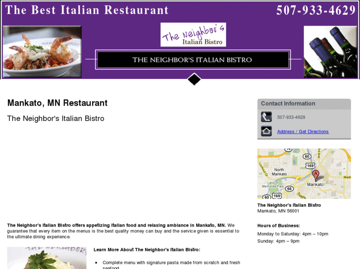 www.italianrestaurantmankato.com