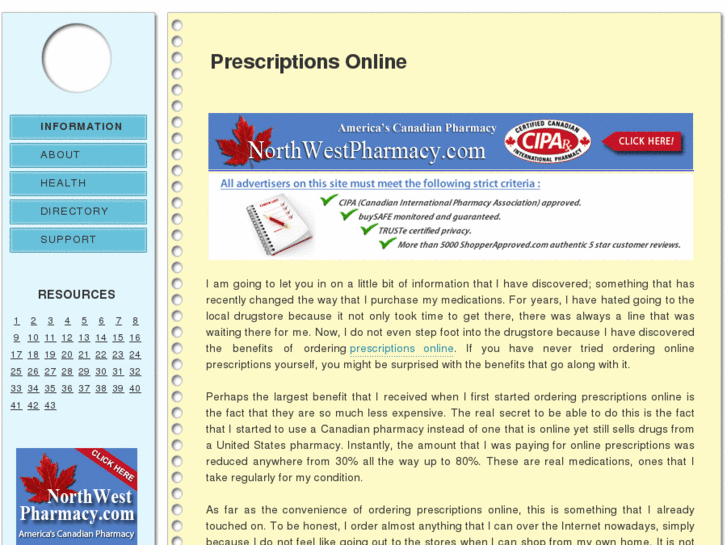 www.prescriptionsonlineprescriptions.com