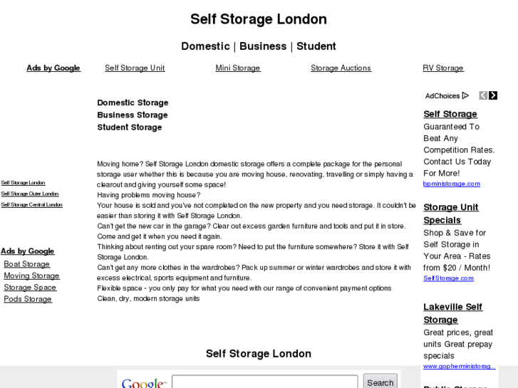 www.selfstoragelondon.com