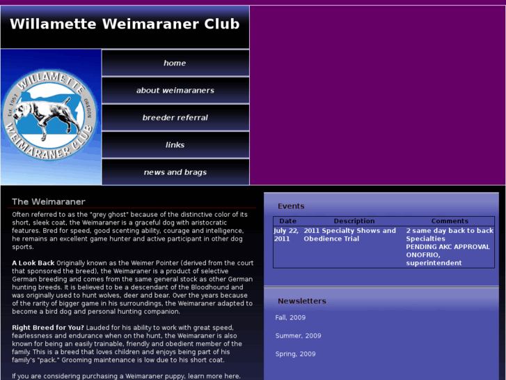 www.willametteweimclub.com