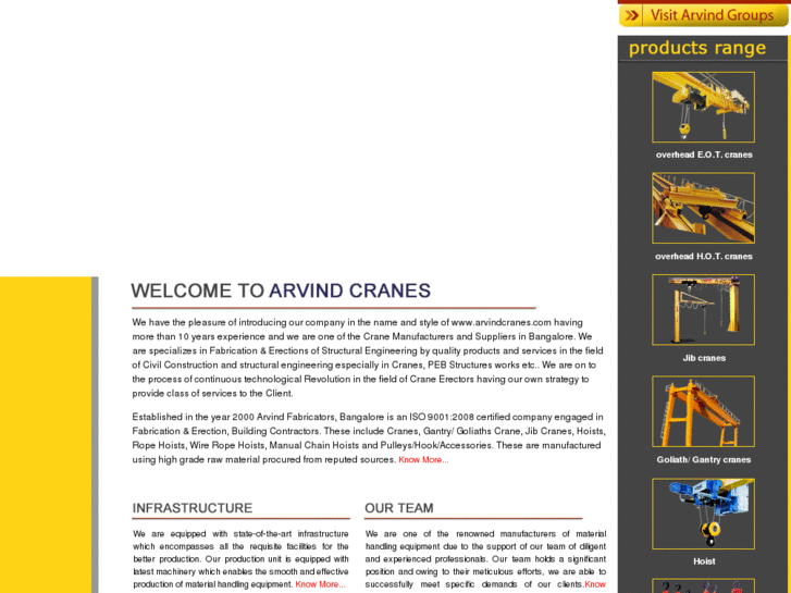 www.arvindcranes.com